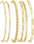 Trendy Gold Bracelet Set